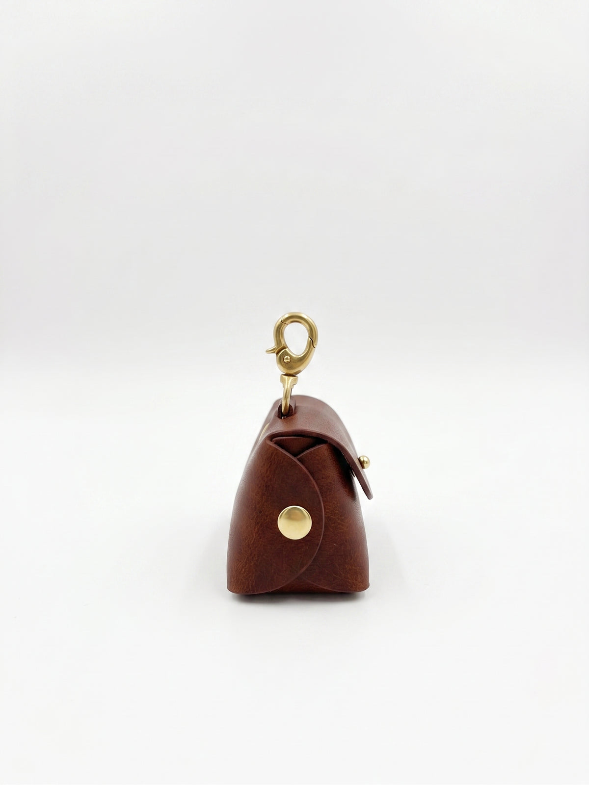 Heritage brown poop bag pouch