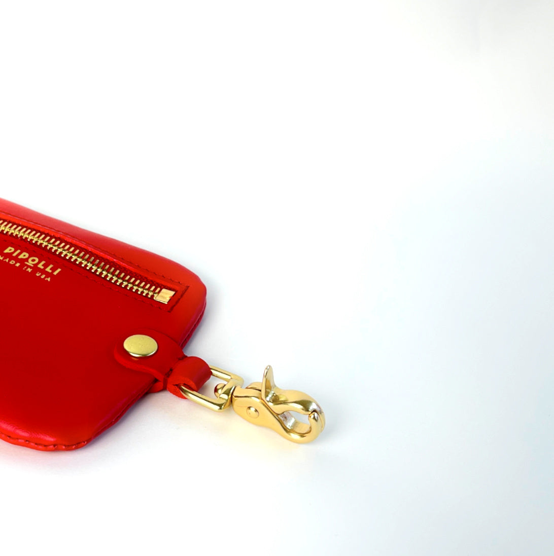 ACE Poppy Red poop bag pouch