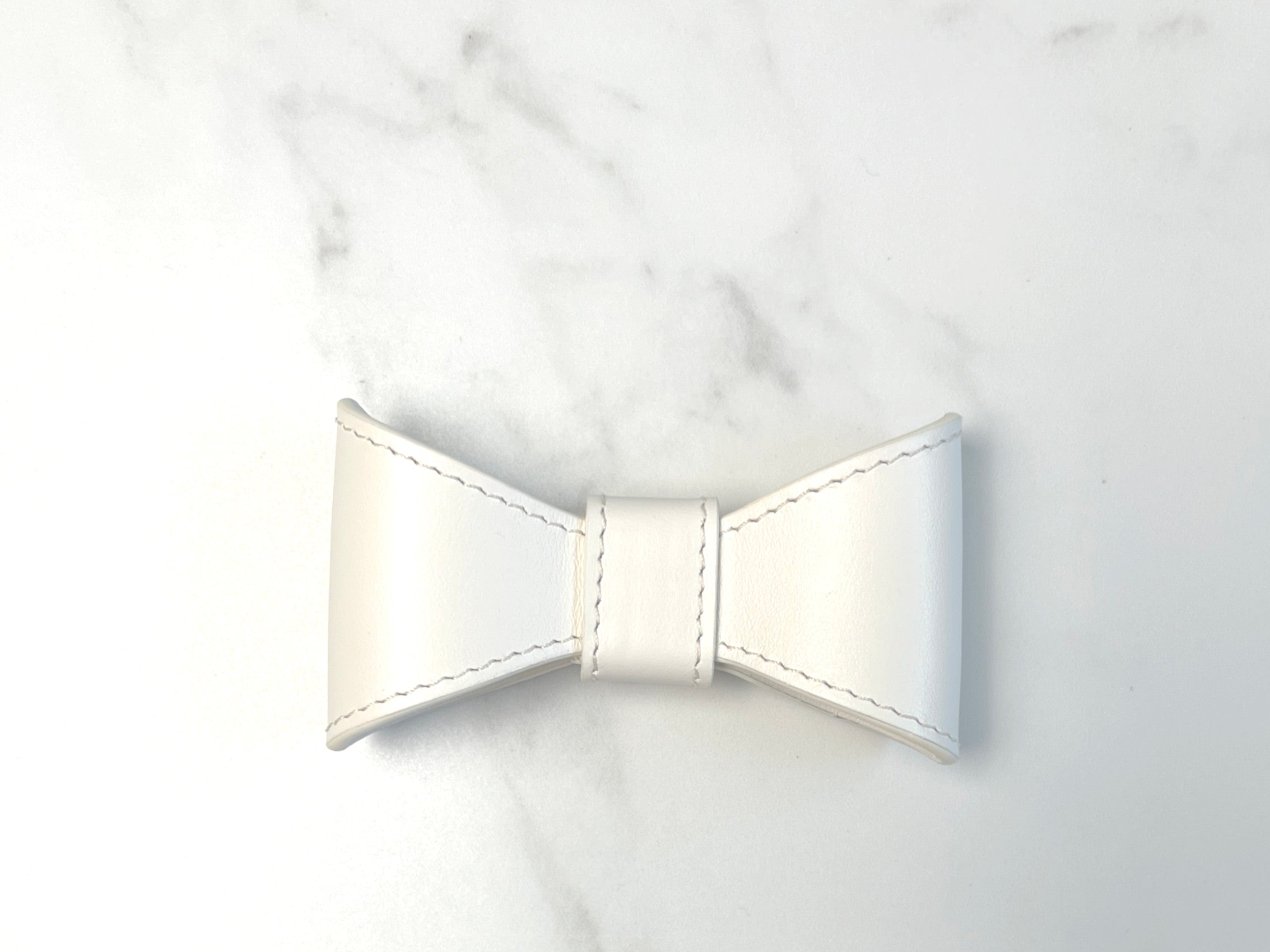 Off White leather bow