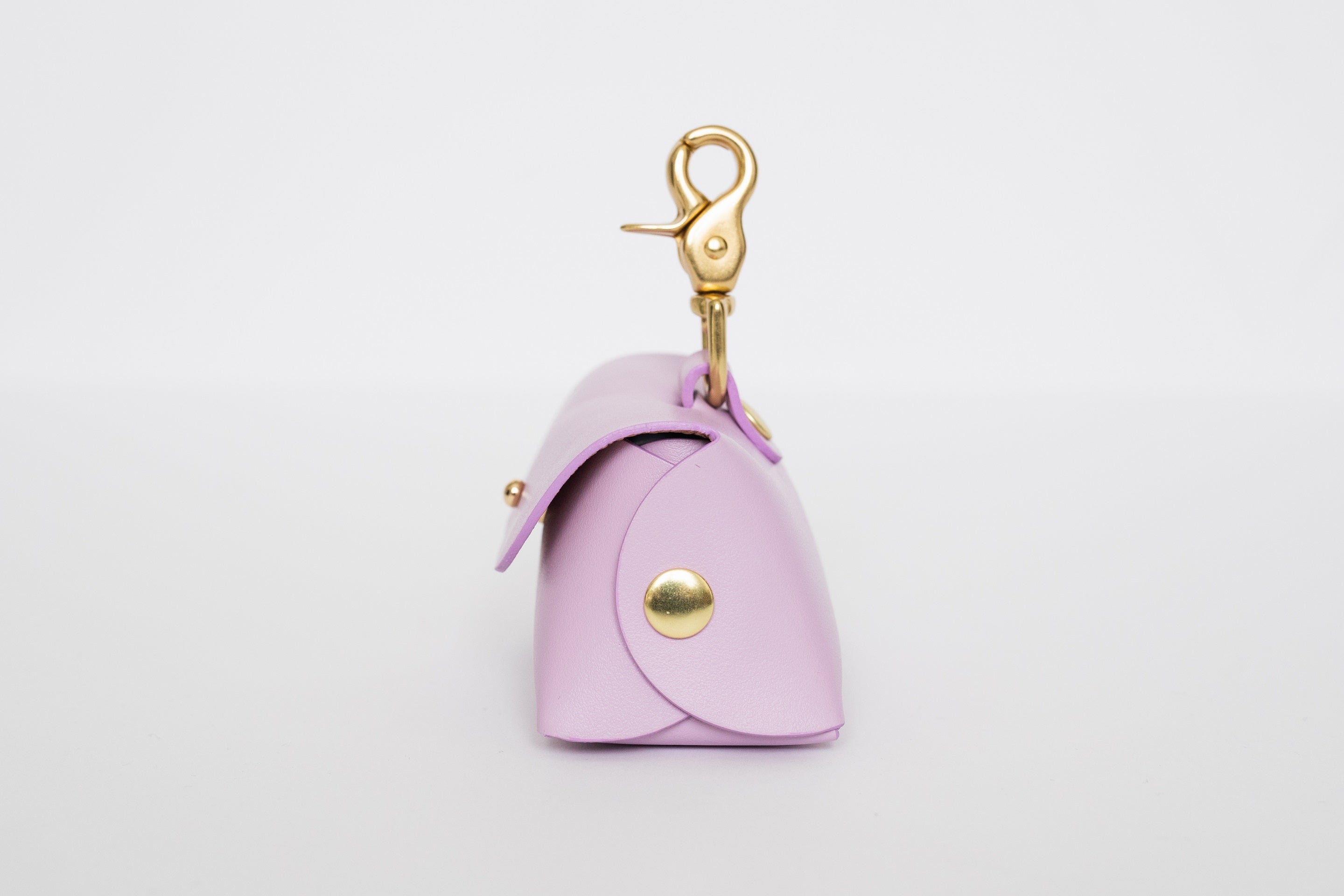 Lilac poop bag pouch