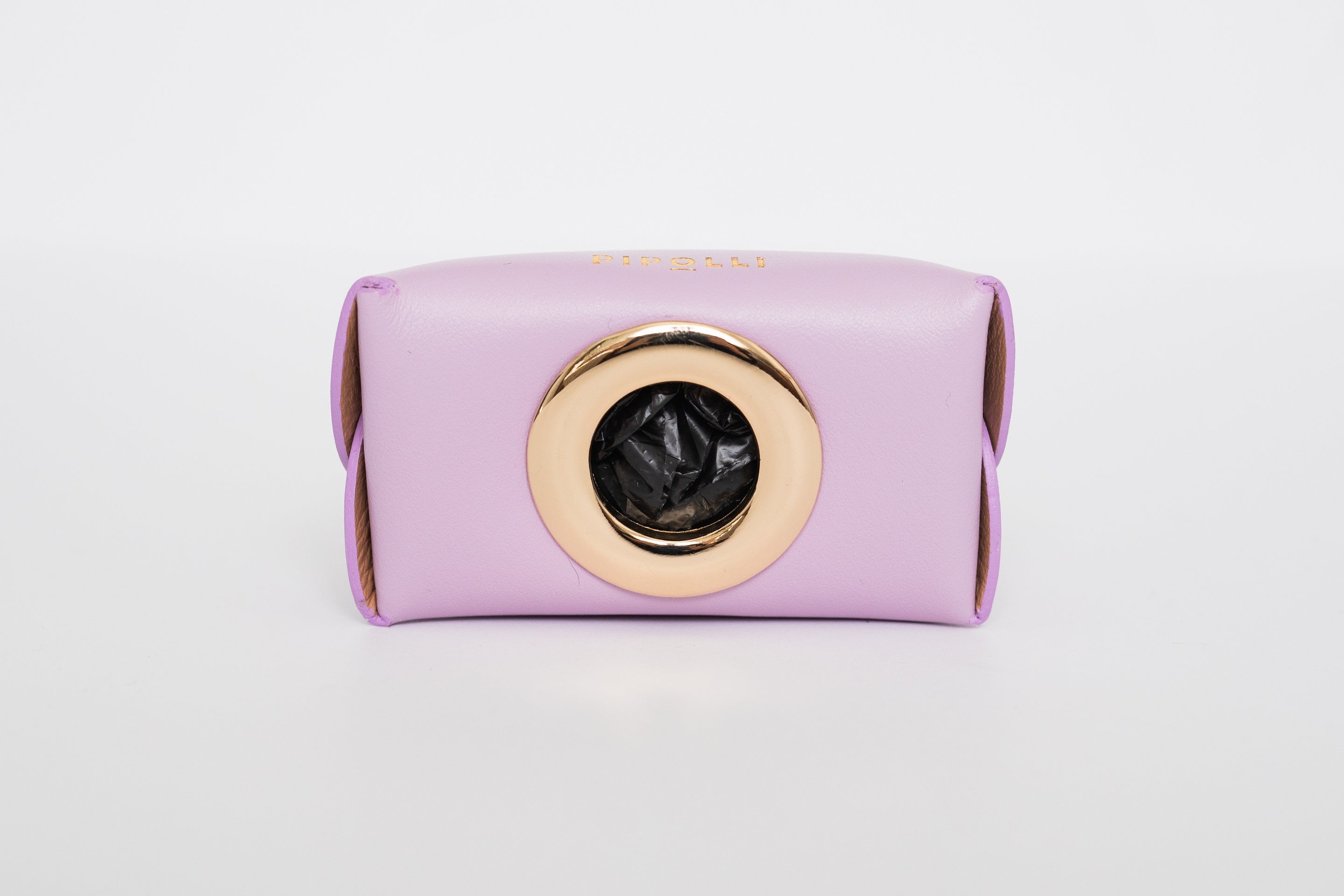 Lilac poop bag pouch