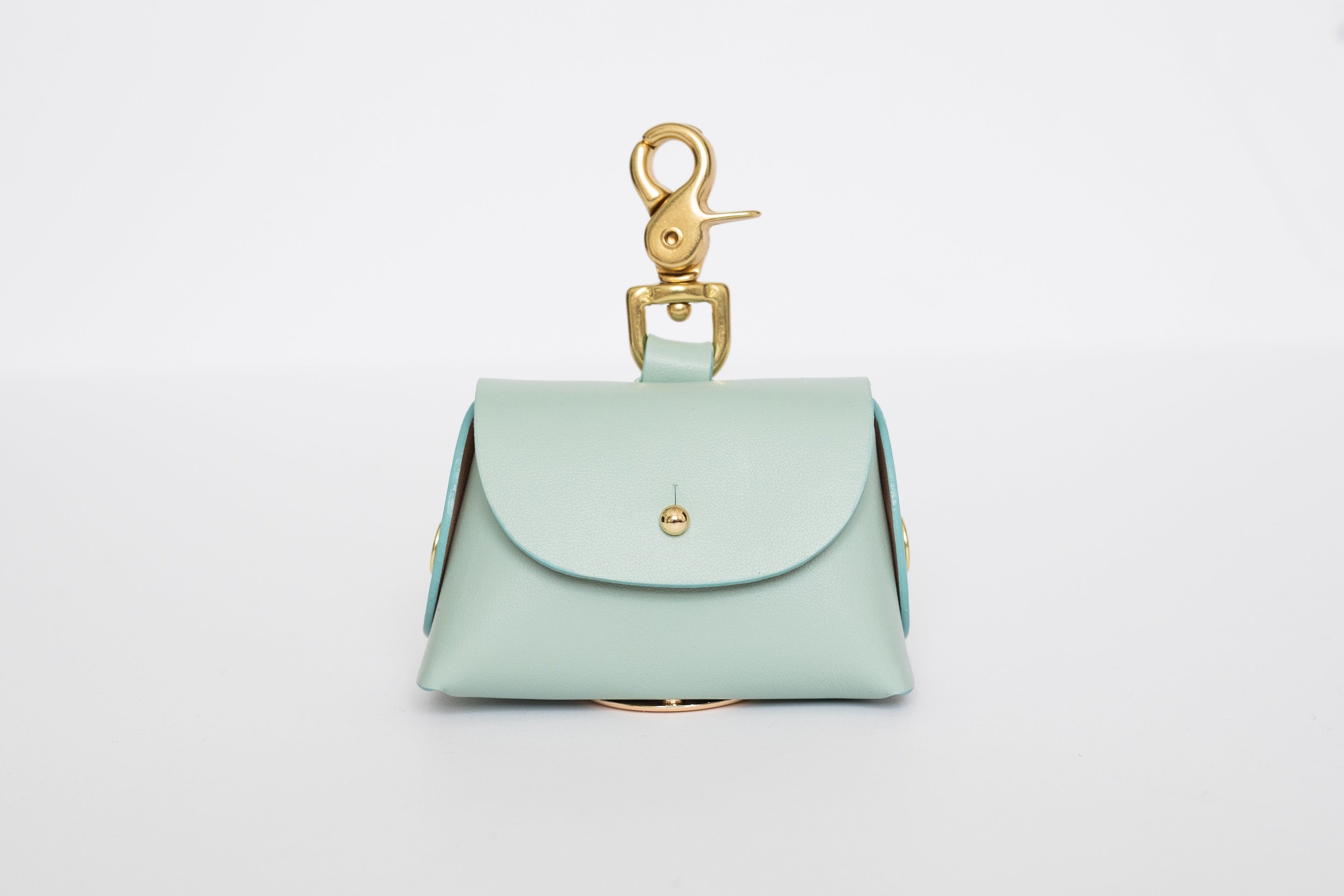 Mint poop bag pouch