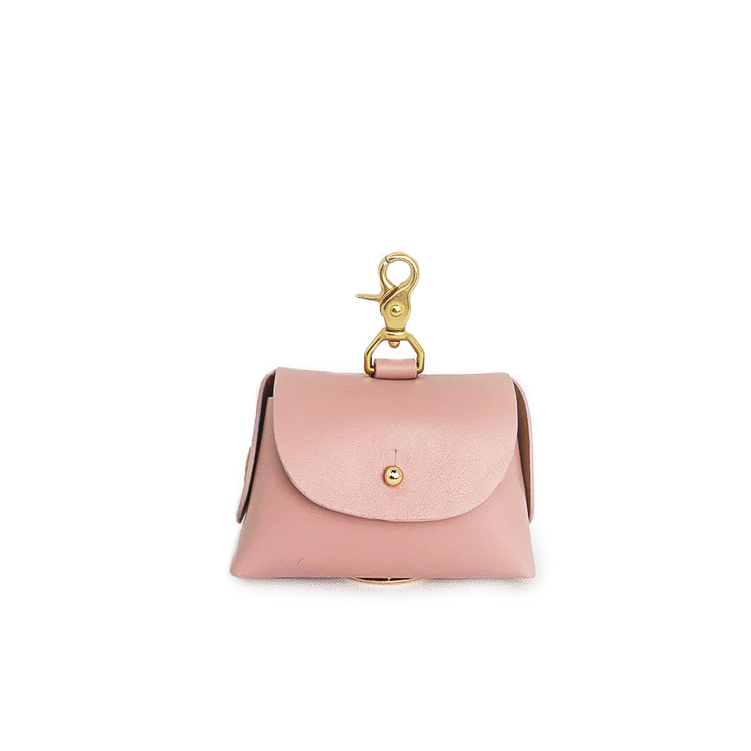 Blush pink poop bag pouch