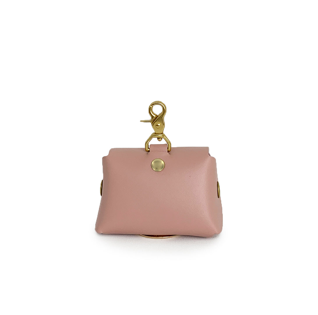 Blush pink poop bag pouch