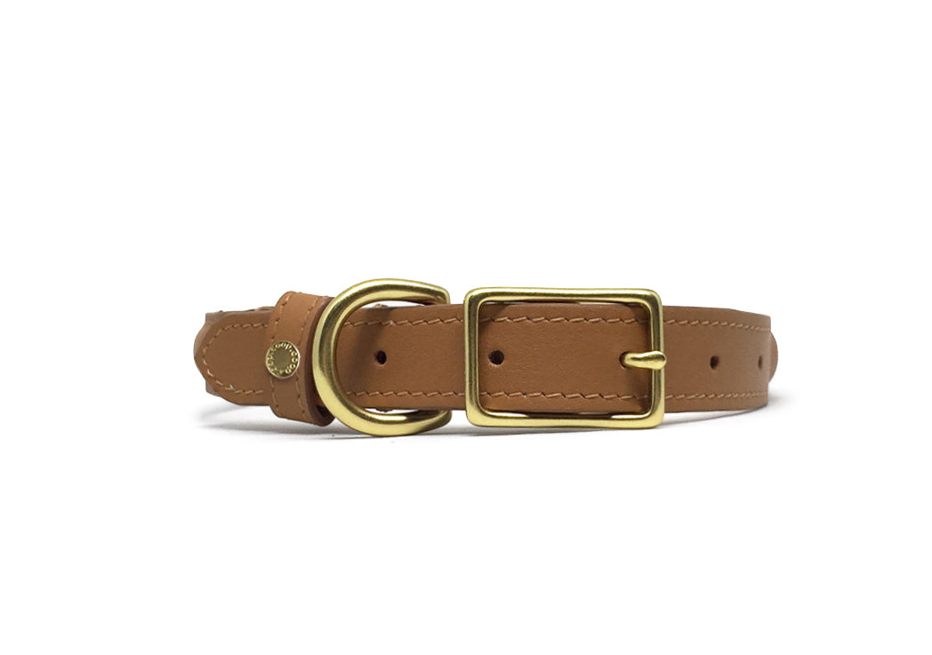 BIBI Collar - Cognac brown